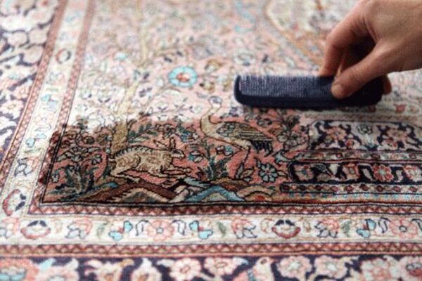 شستشوی فرش ابریشمی
