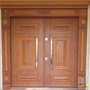 Wood-Door19-min.jpg درب لابی تمام چوبی کد 1019