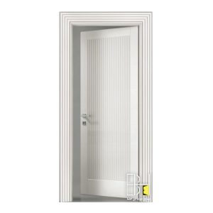 درب چوبی اتاق سفید کد 3001