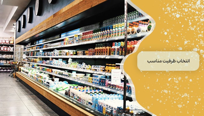 خرید یخچال فروشگاهی دو درب 1 سفری در دنیای خنکی 2 انتخاب ظرفیت مناسب